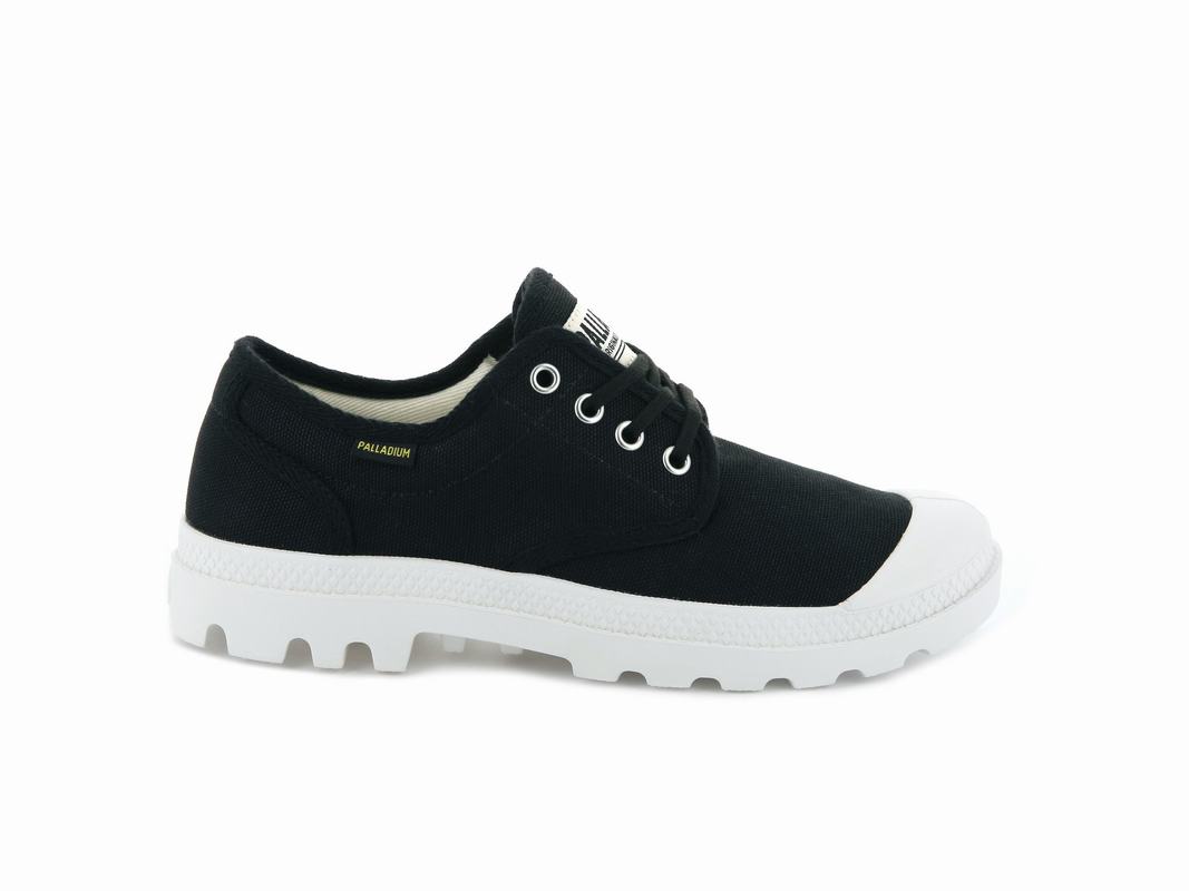 Palladium Pampa Oxford Originale Damen Schuhe Schwarz ||375024-DKI||